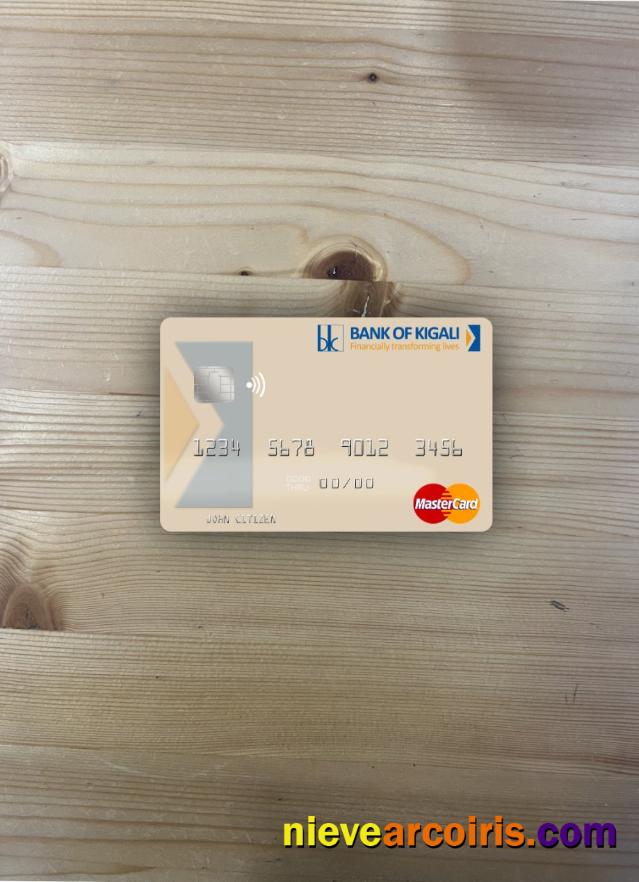 Rwanda Bank of Kigali mastercard photolook